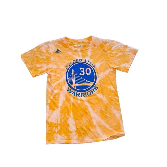 Adidas Golden State Warriors Steph Curry Bleached Jersey Tee - Picture 1 of 3
